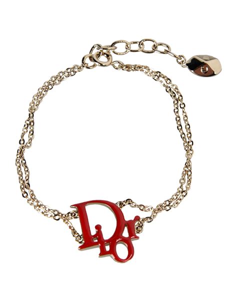 christian dior bracelet red|Christian Dior bracelet for sale.